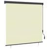 vidaXL Rolgordijn voor buiten 160x250 cm cr&egrave;me