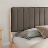 vidaXL Bedframe met Gevoerd Hoofdgedeelte Taupe 160 x 200 cm