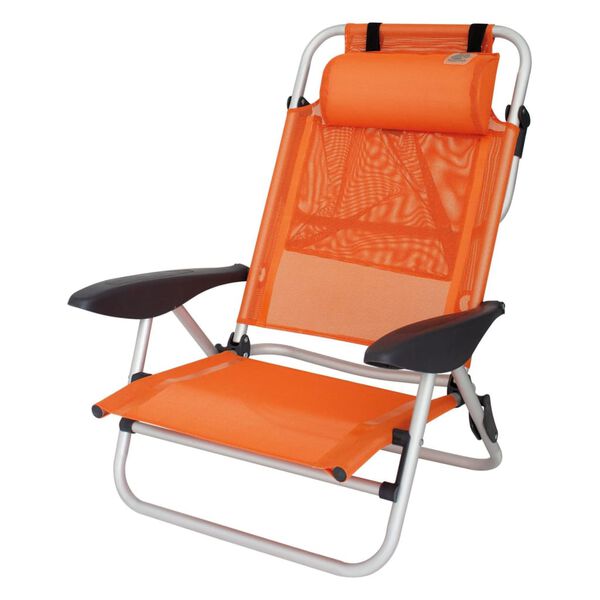 Eurotrail Strandstoel Mallorca 2-in-1 oranje
