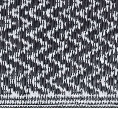 vidaXL Buitenkleed 80x150 cm polypropeen zwart