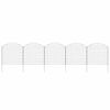 vidaXL Schuttingset gebogen 77,5x78,5 cm groen