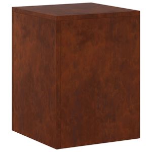 vidaXL Plantenstandaard Roestkleurig 30 x 30 x 40 cm weervast staal