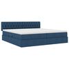 vidaXL Opbergbed met matras met matras Blauw 200 x 200 cm Bewerkt hout
