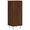 vidaXL Dressoir 34,5x34x90 cm bewerkt hout bruin eikenkleur