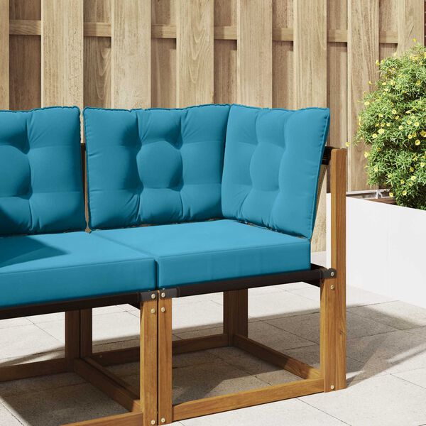 vidaXL Buiten bankkussen 3 pcs Koninklijk Blauw Polyester