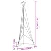 vidaXL LED-kerstboom 483 LEDs koud wit 240 cm