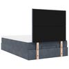 vidaXL Ottoman bed met matrassen en LED's 120x190cm fluweel