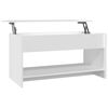 vidaXL Salontafel 102x50x52,5 cm bewerkt hout wit