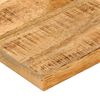 vidaXL Tafelblad met natuurlijke rand 60x60x2,5 cm massief mangohout