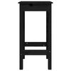 vidaXL Barstoelen 2 st 40x40x78 cm massief grenenhout zwart