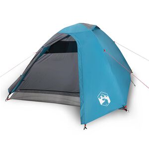 vidaXL Koepeltent 3-persoons waterdicht blauw