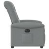 vidaXL Fauteuil elektrisch verstelbaar stof lichtgrijs