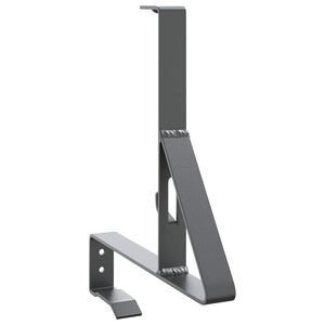 vidaXL Sneeuwbeveiligingsteun Antraciet 29,5 x 3 x 34,5 cm Staal