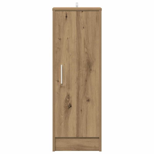 vidaXL Schoenenkast 32x35x92 cm bewerkt hout oud houtkleurig