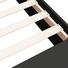 vidaXL Bedframe bewerkt hout zwart 90x190 cm