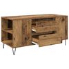 vidaXL Salontafel met lade Oud Hout 102 x 44,5 x 50 cm Bewerkt hout