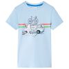 Kindershirt 128 lichtblauw