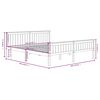 vidaXL Bedframe massief grenenhout grijs 180x200 cm