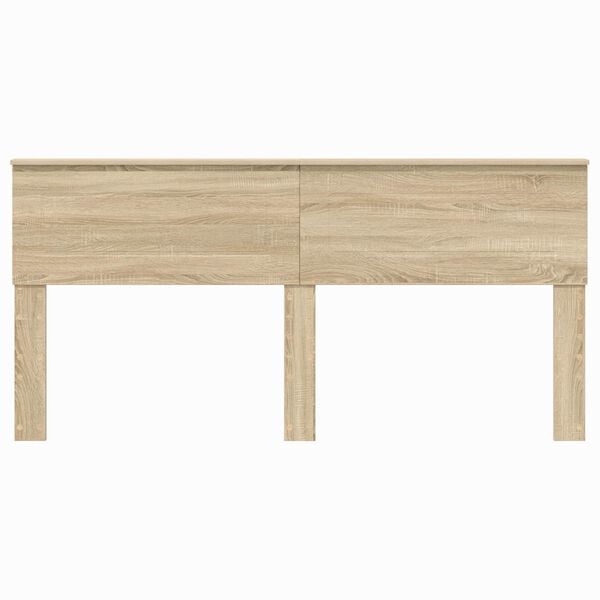 vidaXL Hoofdbord Sonoma Eiken 200 cm Bewerkt hout