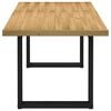 vidaXL Eettafel NOAIN U-vormige poten 180x90x75 cm massief grenenhout