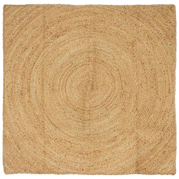 vidaXL Vloerkleden Vierkant Bruin 160 x 160 cm Jute