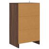 vidaXL Nachtkastjes 2 pcs Bruin Eiken 40 x 30 x 467 cm Bewerkt hout
