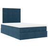 vidaXL Ottoman bed met matrassen en LED's 120x190cm fluweel