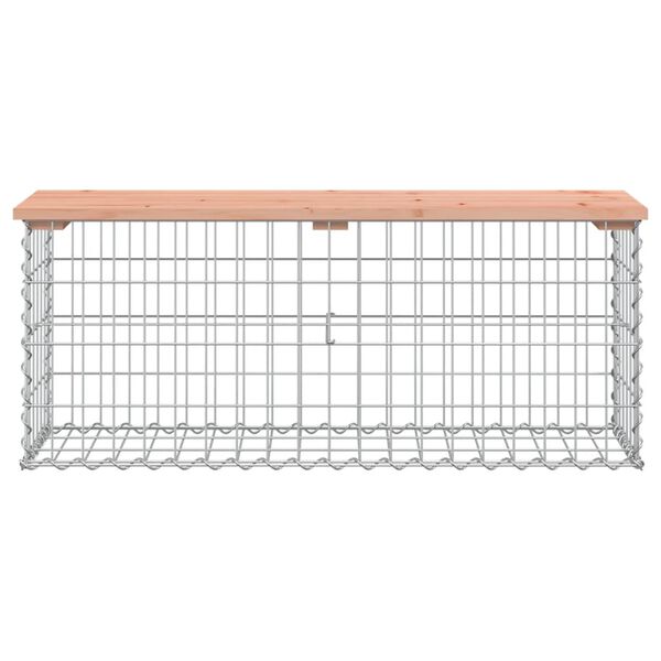 vidaXL Tuinbank schanskorfontwerp 103x31,5x42 cm massief douglashout