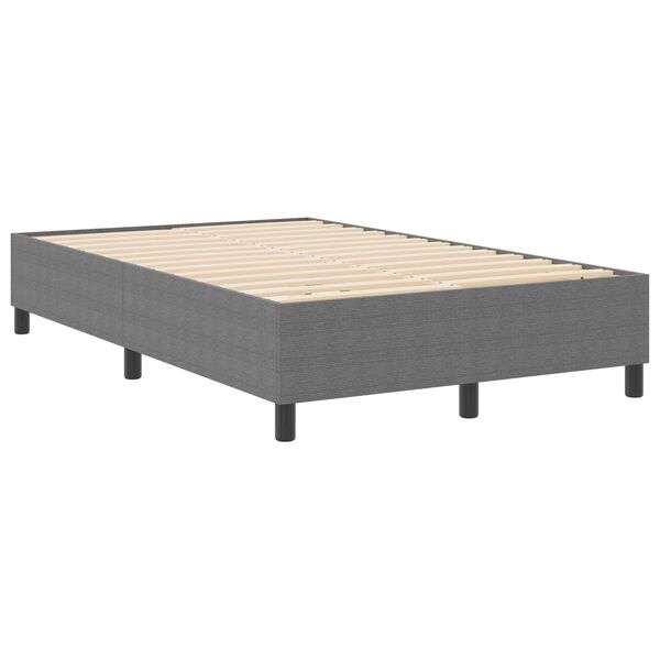 vidaXL Platform bedframe Lichtgrijs 120 x 190 cm Stof