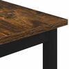 vidaXL Salontafel Rook Eik 60 x 30 x 36 cm Bewerkt hout