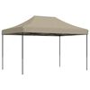 vidaXL Partytent Taupe 279 x 410 x 315 cm Oxford Stof