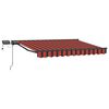 vidaXL Handmatige Luifelhouder met LED's 3 x 2,5 m