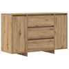 vidaXL Dressoir Artisan Eiken 120 x 41 x 75 cm Bewerkt hout