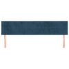 vidaXL Hoofdborden 2 st 90x5x78/88 cm fluweel donkerblauw