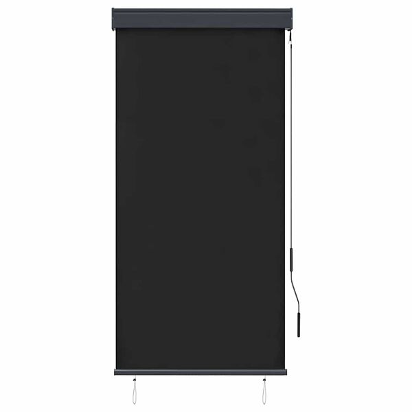 vidaXL Rolgordijn voor buiten 80x250 cm antraciet