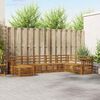 vidaXL Sofa-Sets 8 pcs Naturel Massief Acaciahout