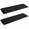 vidaXL Drempelhulpen 2 st 110x32x3,8 cm rubber