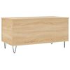 vidaXL Salontafel 90x44,5x45 cm bewerkt hout sonoma eikenkleurig