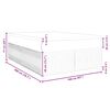 vidaXL Boxspring met matras stof zwart 160x200 cm