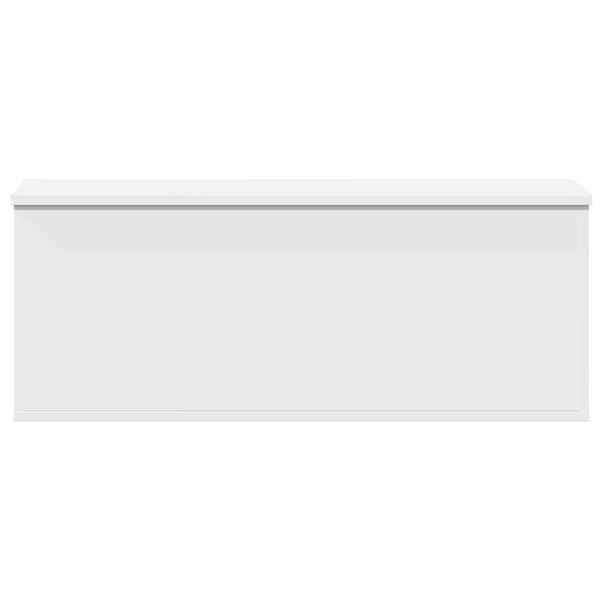 vidaXL Opbergbox 90x35x35 cm bewerkt hout wit