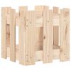vidaXL Plantenbak met hekontwerp 30x30x30 cm massief grenenhout