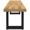 vidaXL Eetbank NOAIN U-vormige poten 180x40x45 cm massief hout