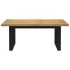 vidaXL Eettafel NOAIN U-vormige poten 180x90x75 cm massief grenenhout