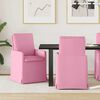 vidaXL Eetstoelen 2 pcs Roze 57 x 67 x 98 cm Stof