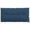 vidaXL Rugkussen Blauw 100 x 19 x 50 cm Stof