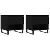 vidaXL Salontafels 2 st 50x46x50 cm bewerkt hout zwart