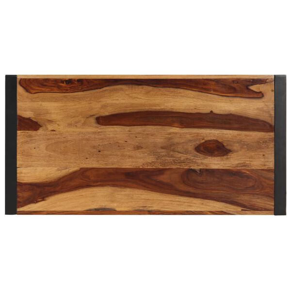 vidaXL Eettafel 120x60x76 cm massief acaciahout