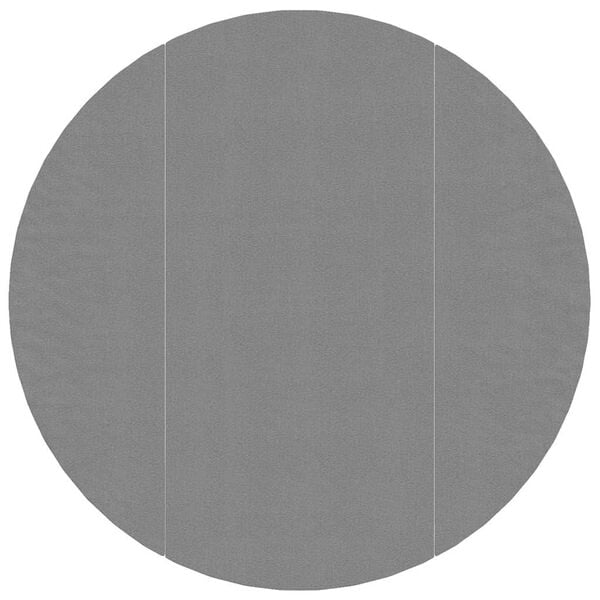 vidaXL Zwembadgrondzeil &Oslash;306 cm polyester geotextiel lichtgrijs