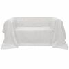 vidaXL Bankhoes 270x350 cm microsu&egrave;de cr&egrave;me