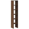 vidaXL Boekenkasten 2st stapelbaar 30x30x80cm bewerkt hout bruin eiken